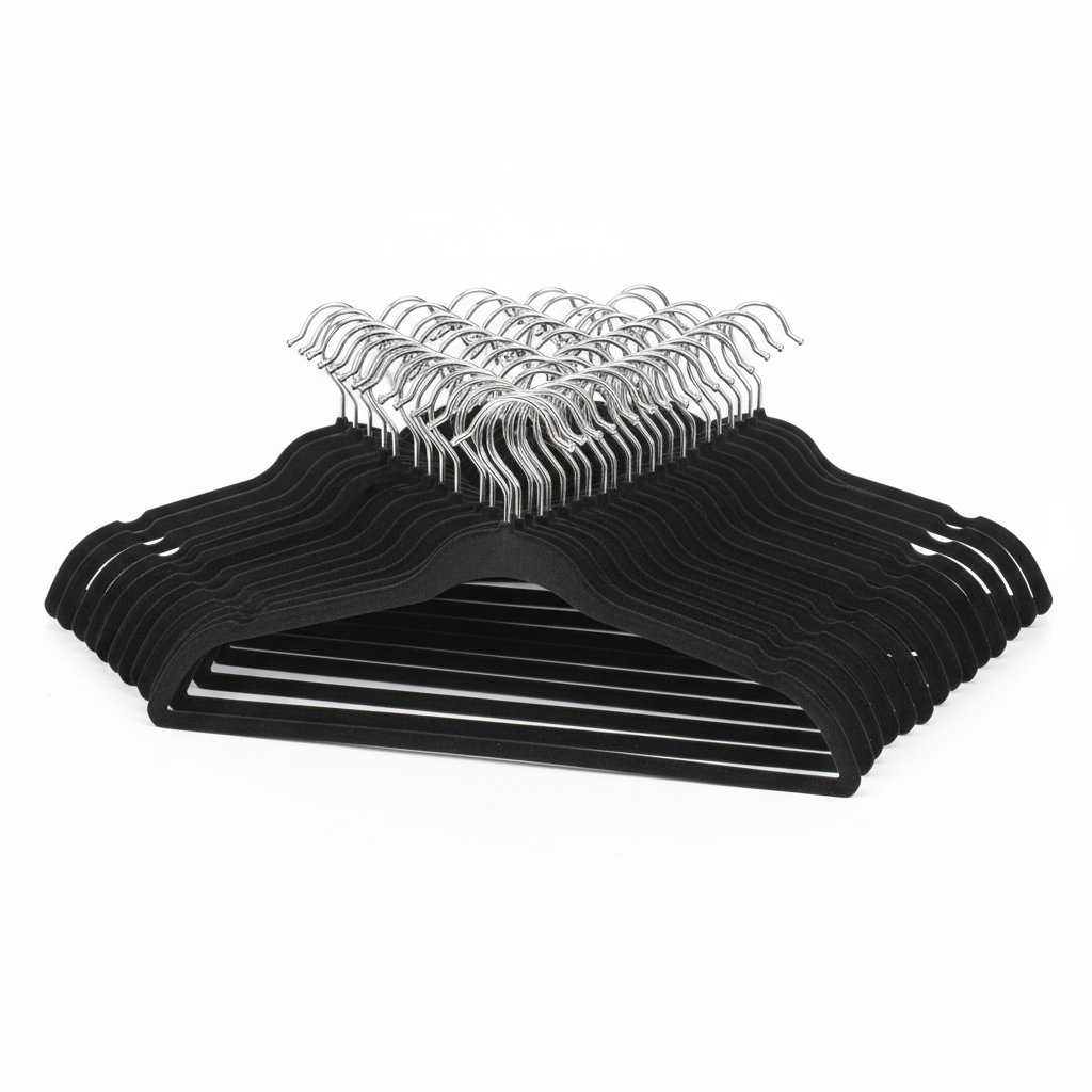 Cabides de Veludo Antiderrapante (Pack 10)