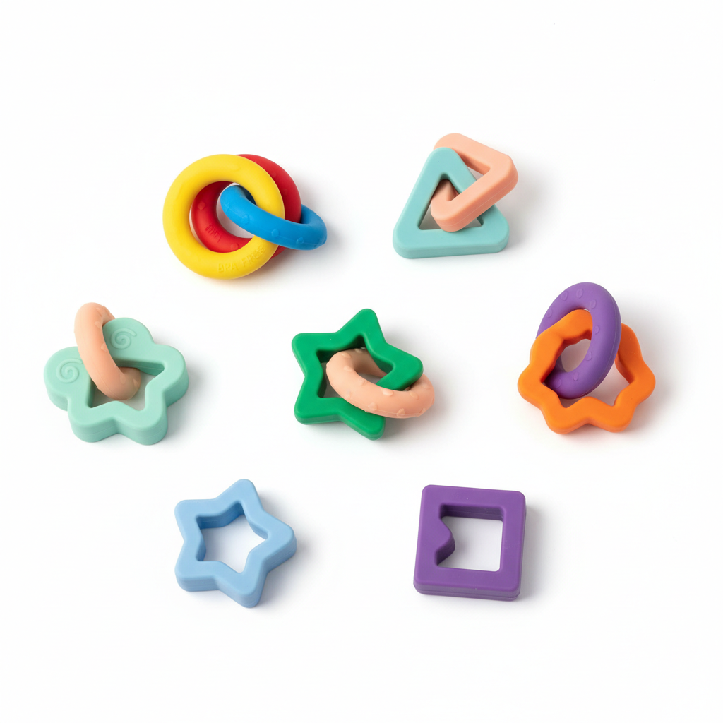 Set Mordedores de Silicone BPA Free