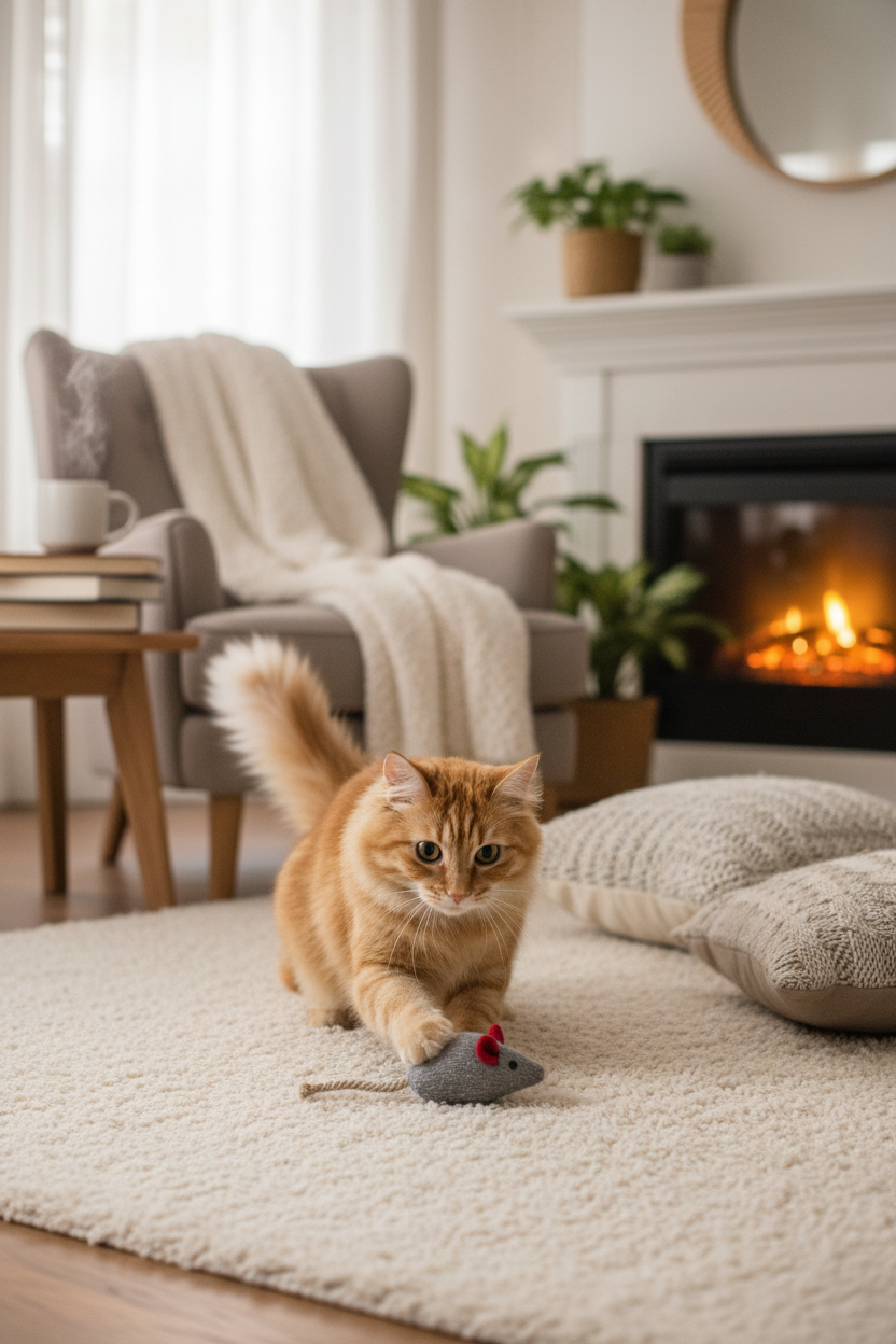 Brinquedo para Gato — Rato com Catnip