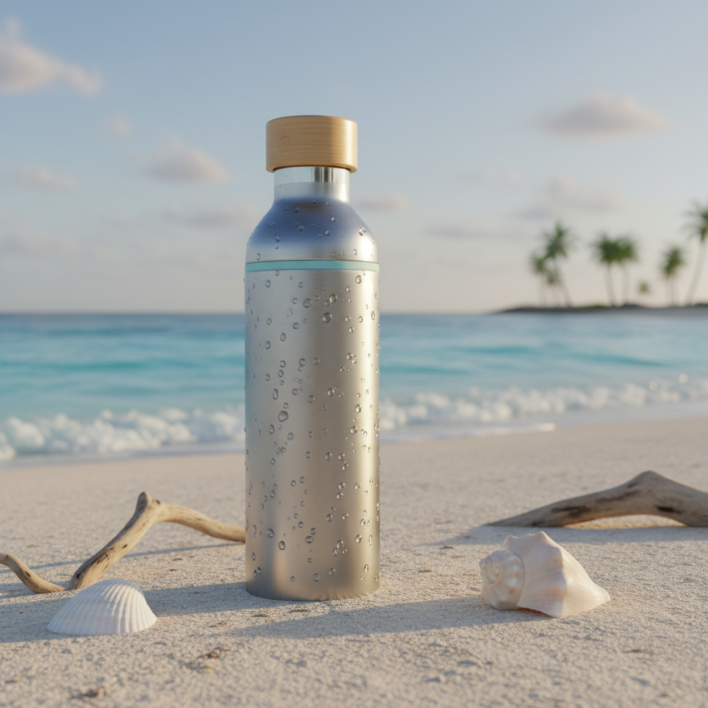 Garrafa de Água Térmica para Praia 750ml