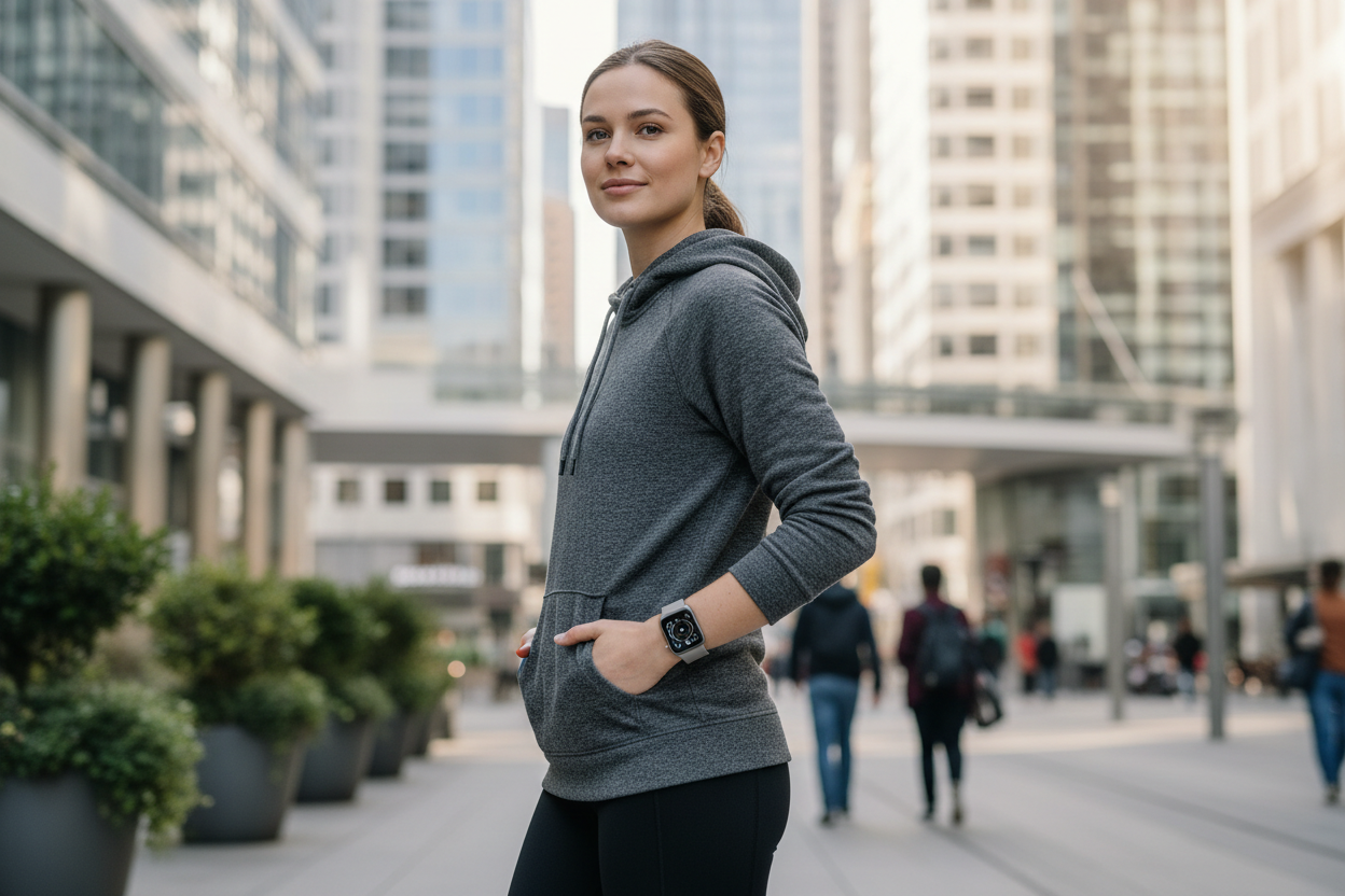 Smartwatch Fitness Pro Unissexo - Cinzento