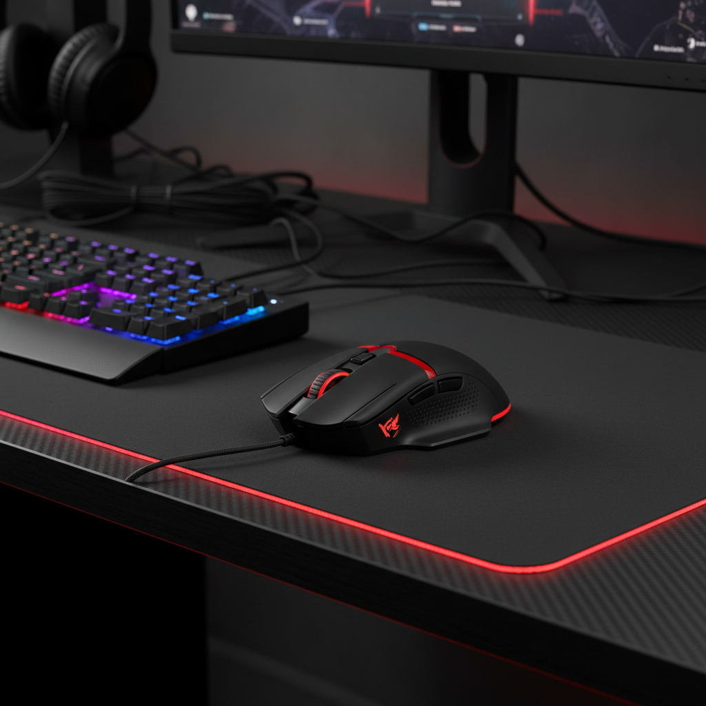 Rato Gaming Precisão 7200 DPI