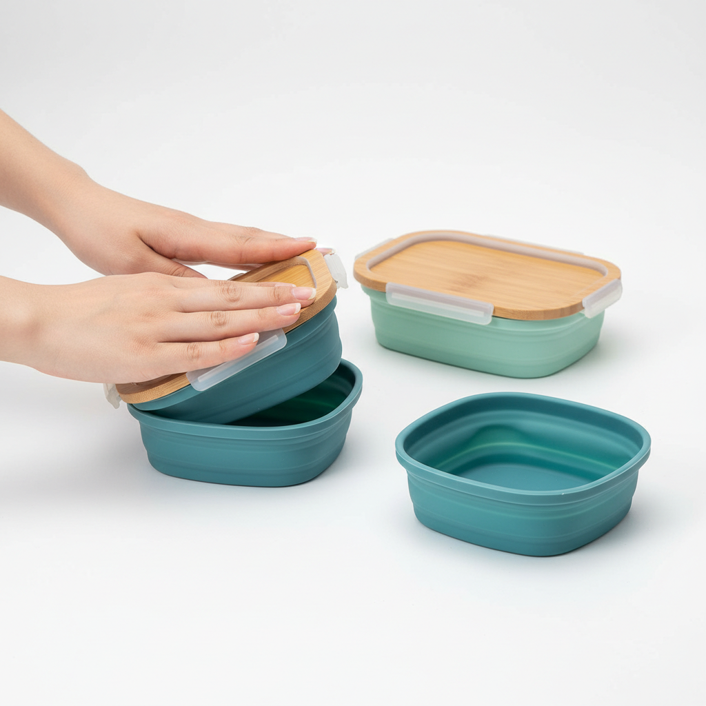 Marmita Dobrável em Silicone