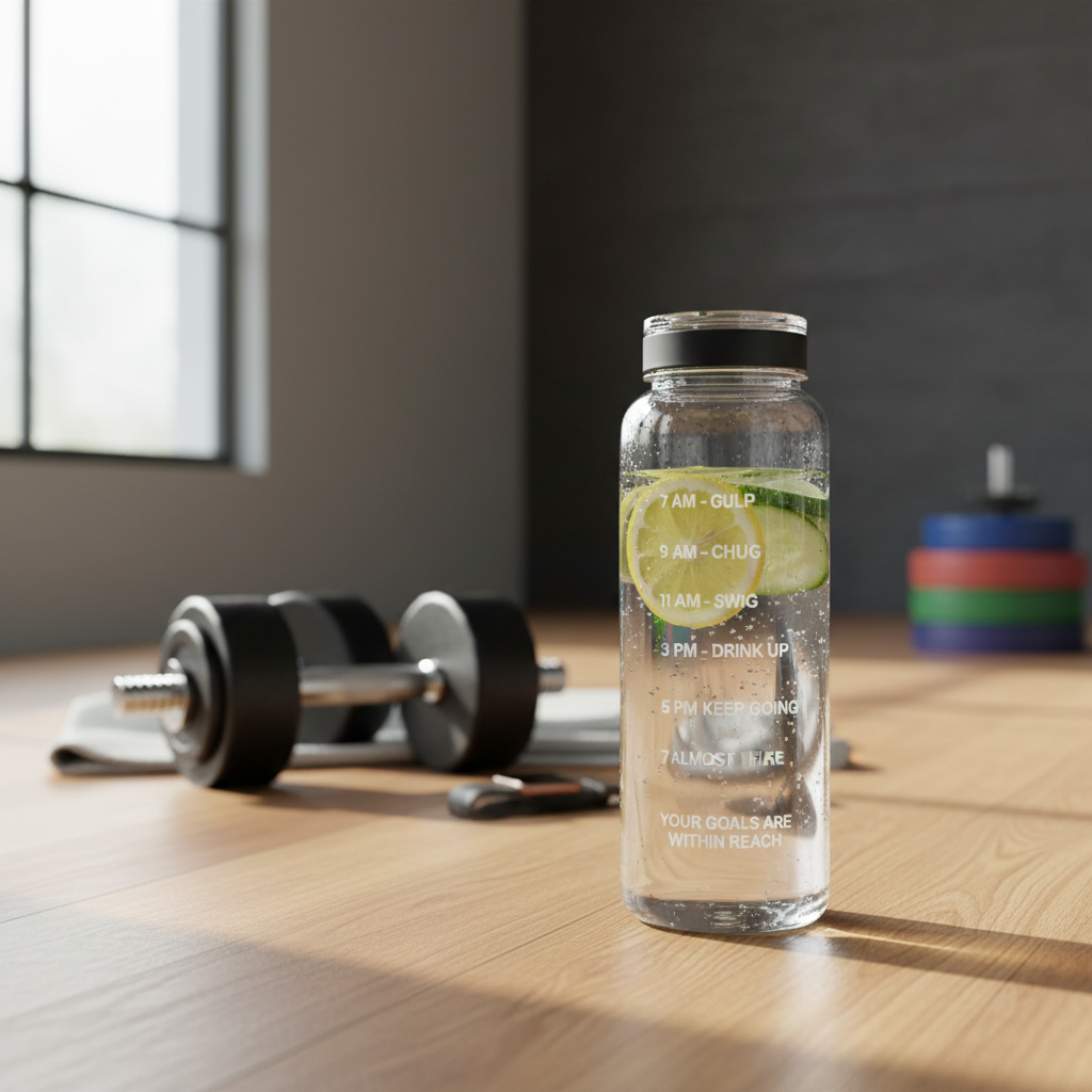 Time Marker Water Bottle - Ginásio