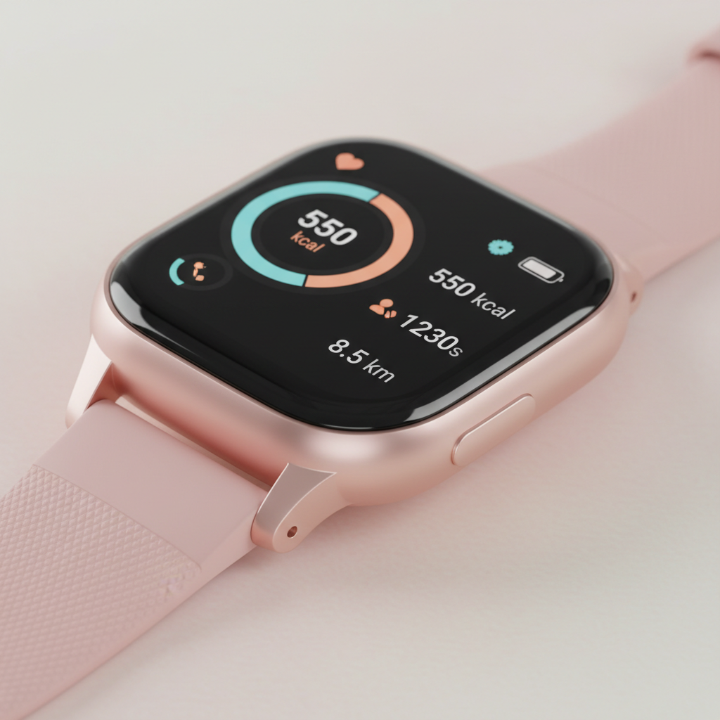 Smartwatch Fitness Pro Unissexo - Rosa