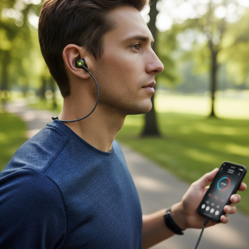 Earbuds Desportivos à Prova de Água