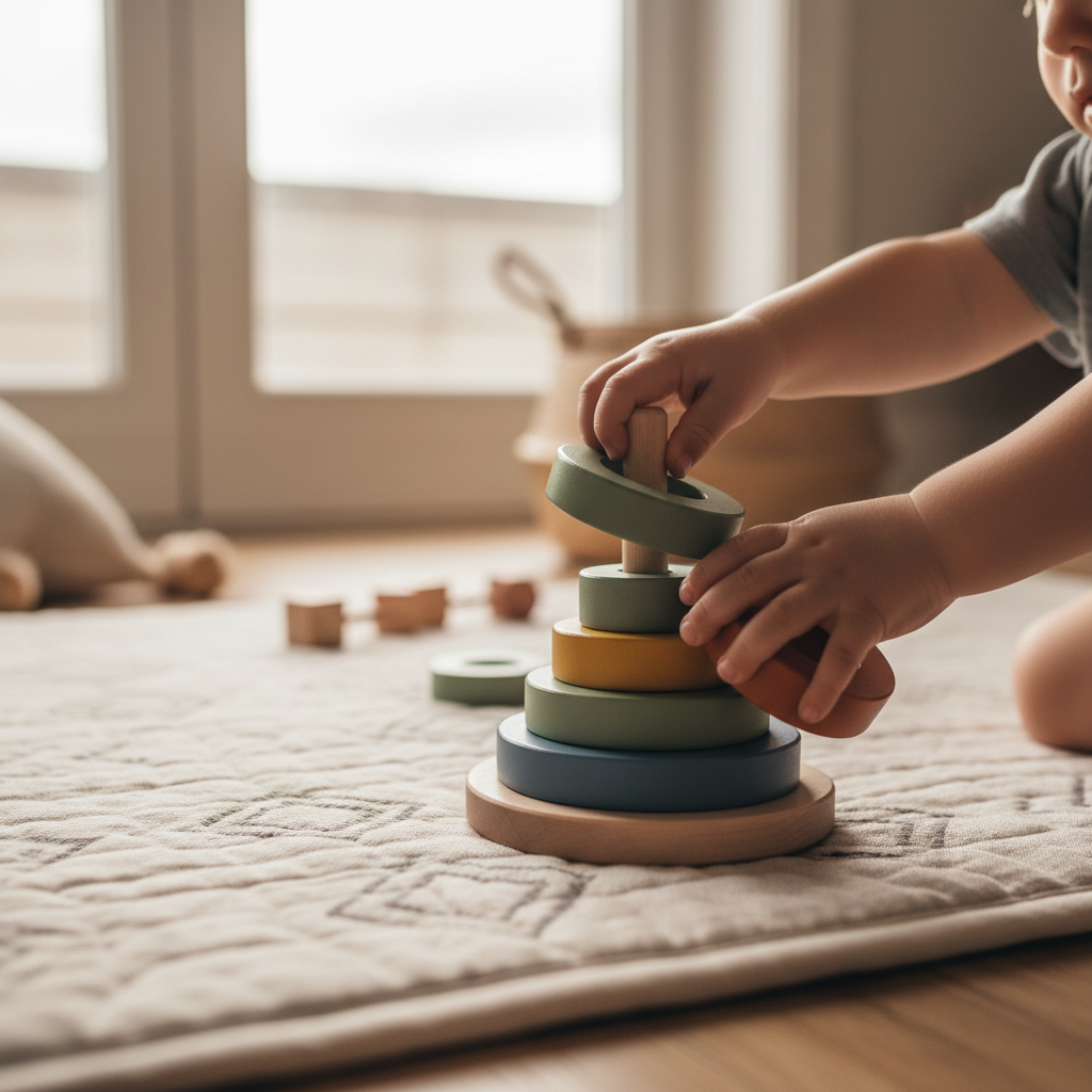 Brinquedo Educativo Montessori em Madeira
