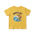 T-shirt de Praia Fun Surf — Amarela