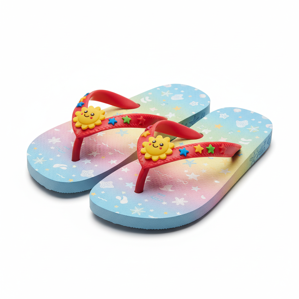 Chinelos Infantis com Estrelas