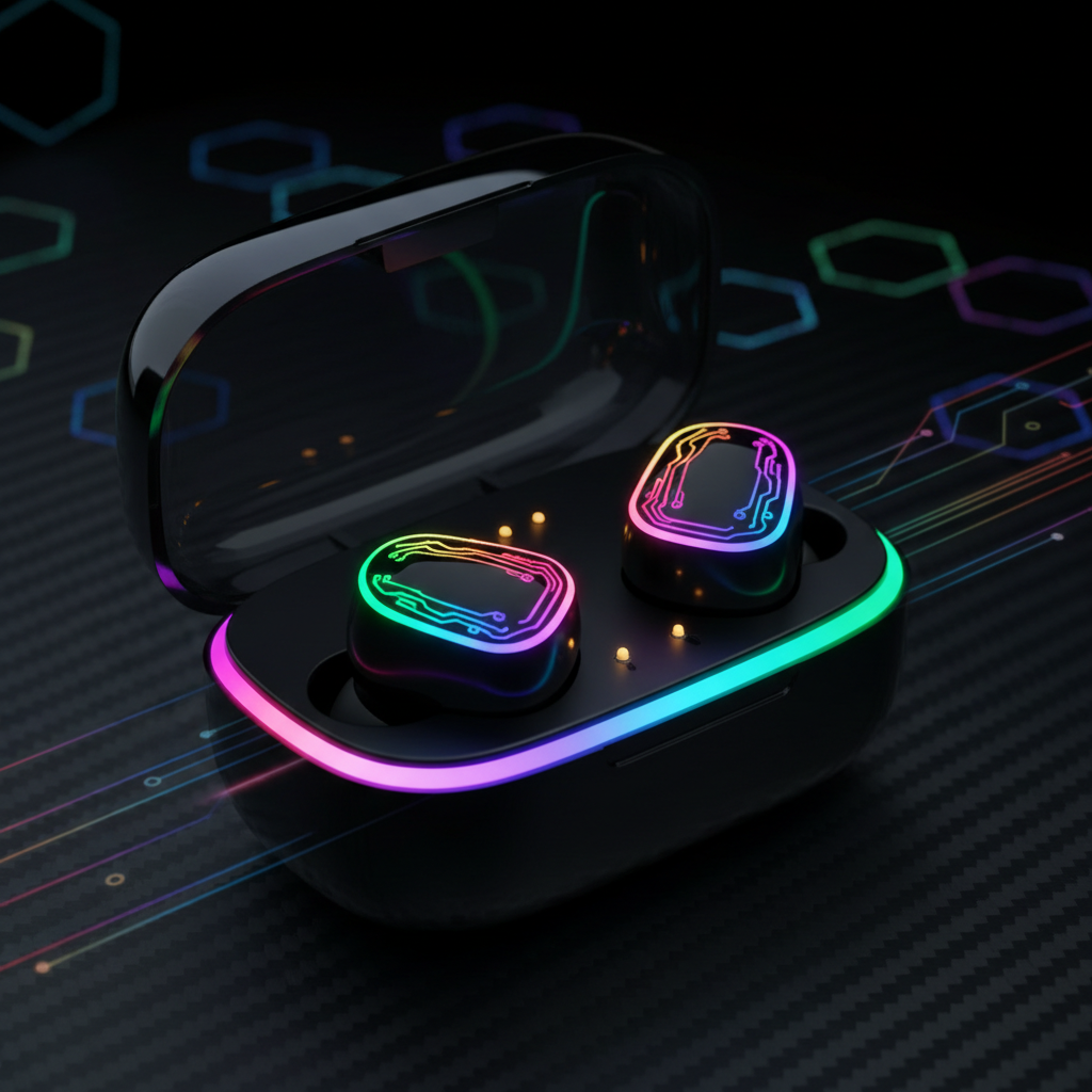Auriculares Sem Fios RGB Gamer