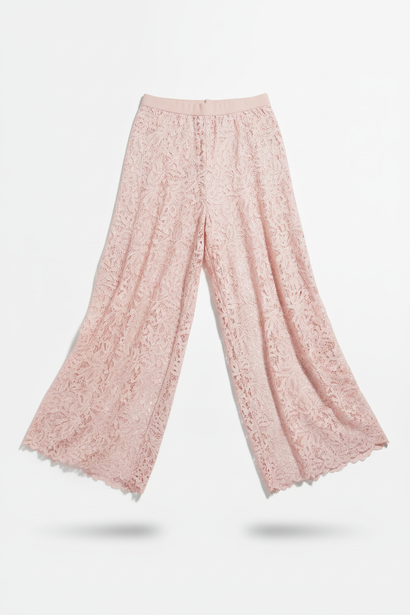 Calça de Renda Rosa