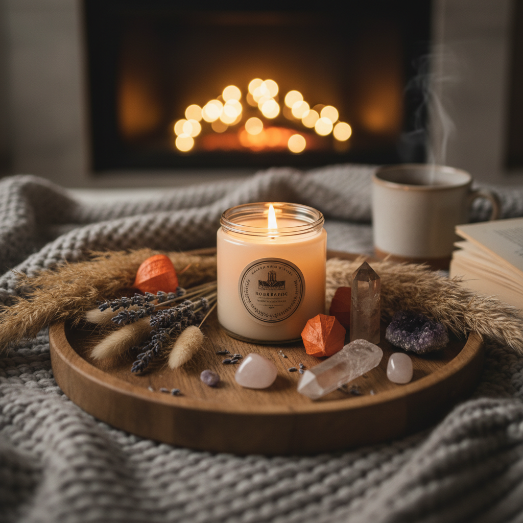 Vela Aromática de Soja Natural