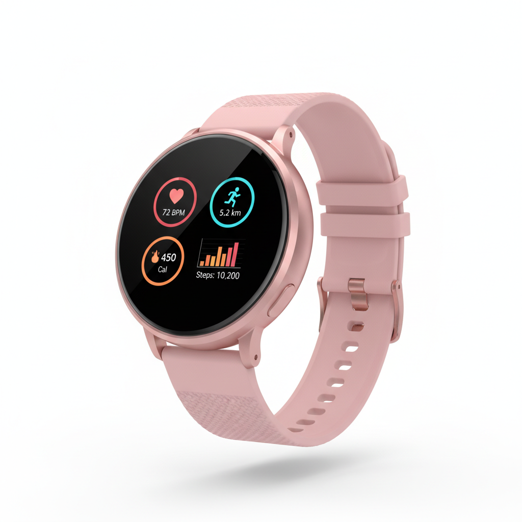 Smartwatch Fitness Pro Unissexo - Rosa