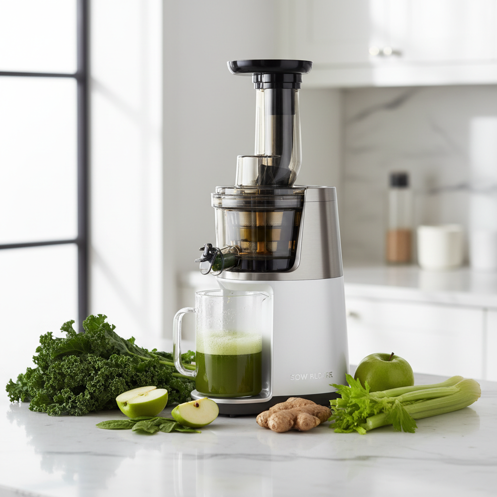 Slow Juicer de Prensagem a Frio