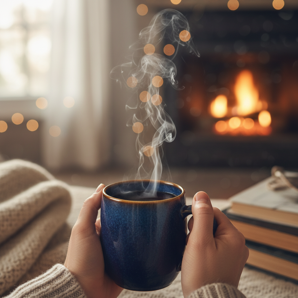 Chávena de Café Moderna Azul Navy
