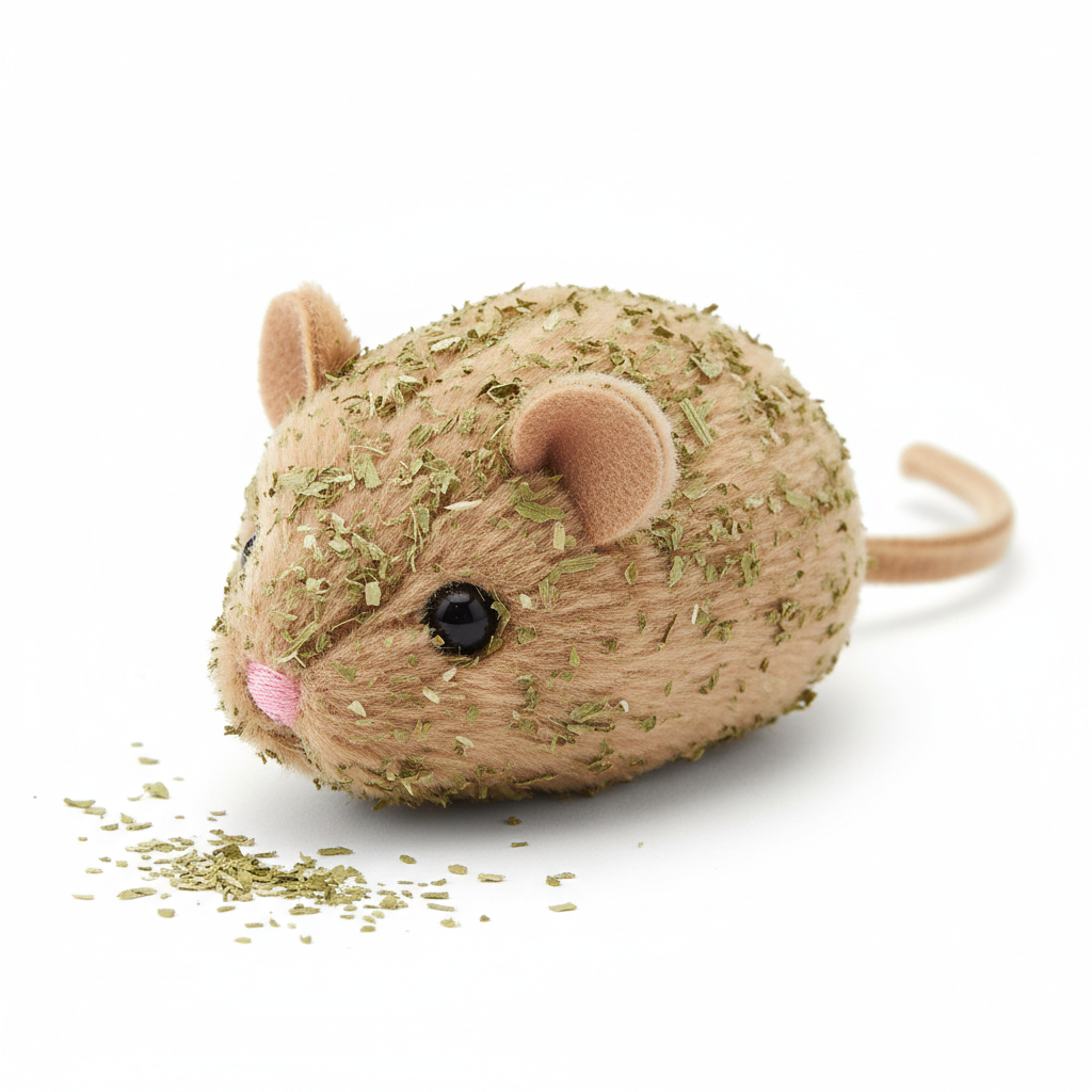 Brinquedo para Gato — Rato com Catnip