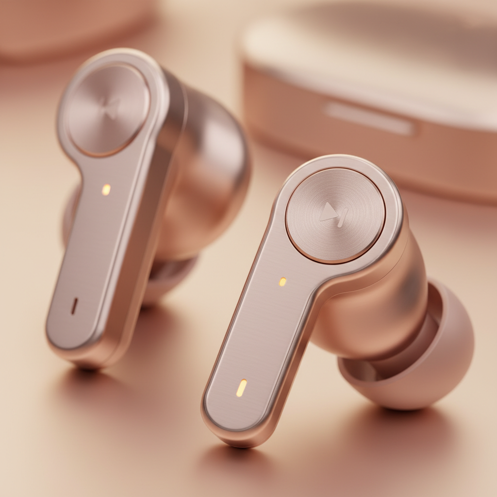 Auriculares Sem Fios Rose Gold