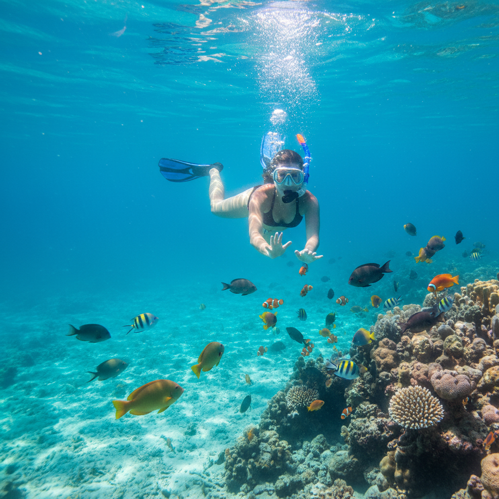Kit Snorkel Mergulho