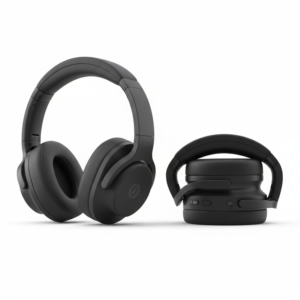 Auriculares Over-Ear com Cancelamento de Ruído Ativo