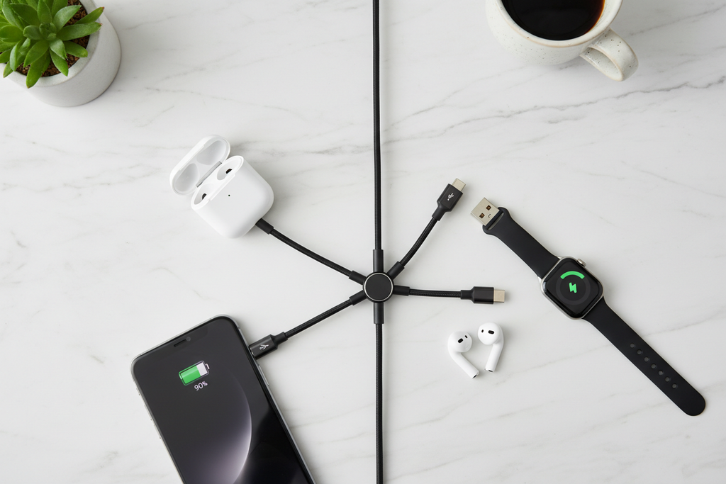 Cabo USB-C Magnético 3-em-1